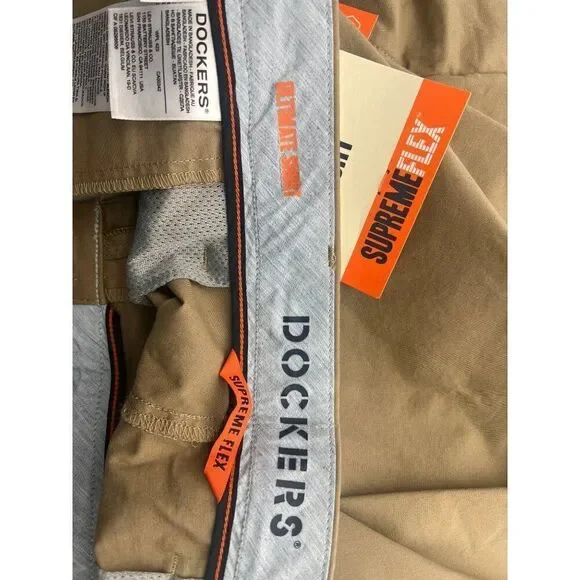 Dockers Supreme Flex Men Khaki Shorts Size 34 - Picture 7 of 9